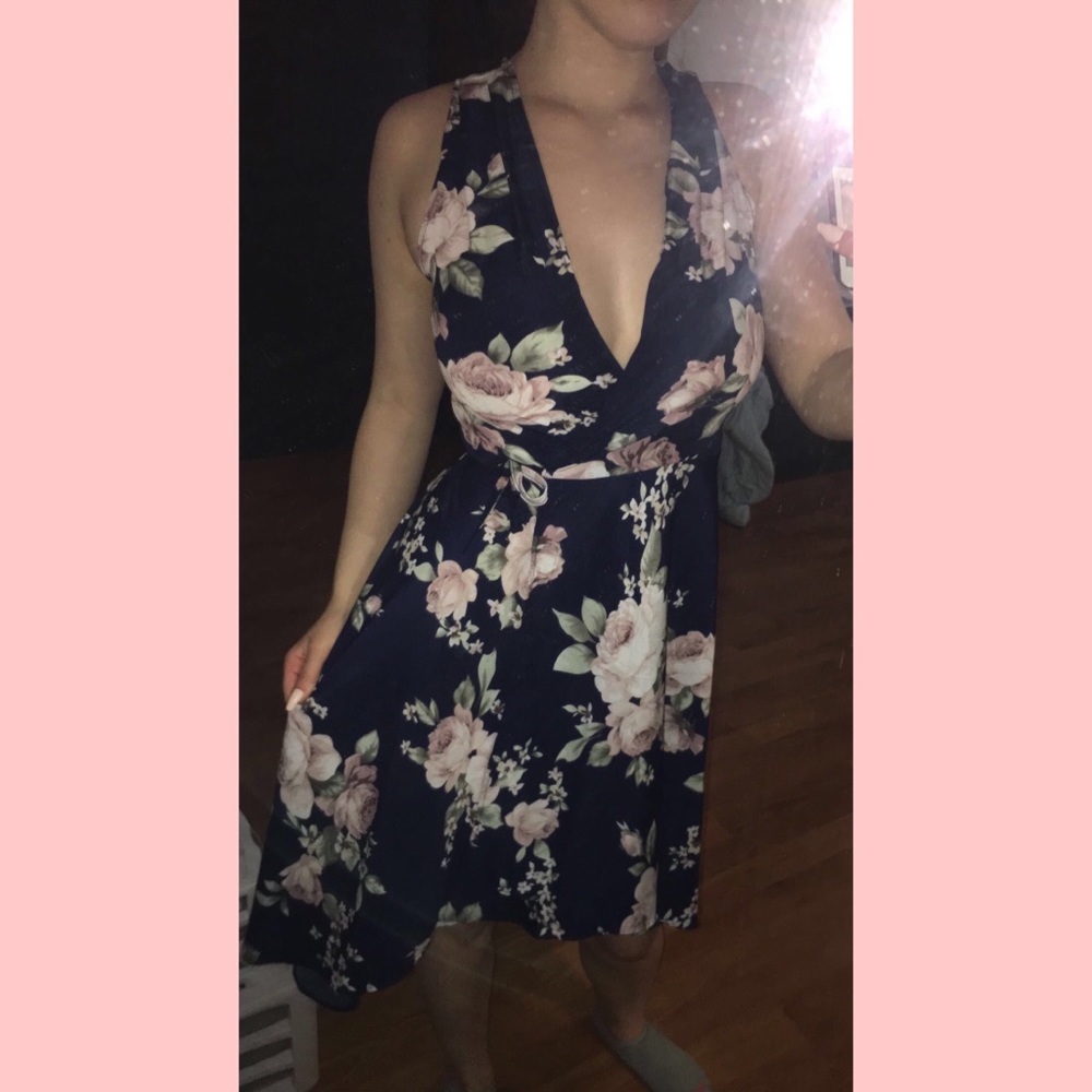 Gorgeous floral wrap dress